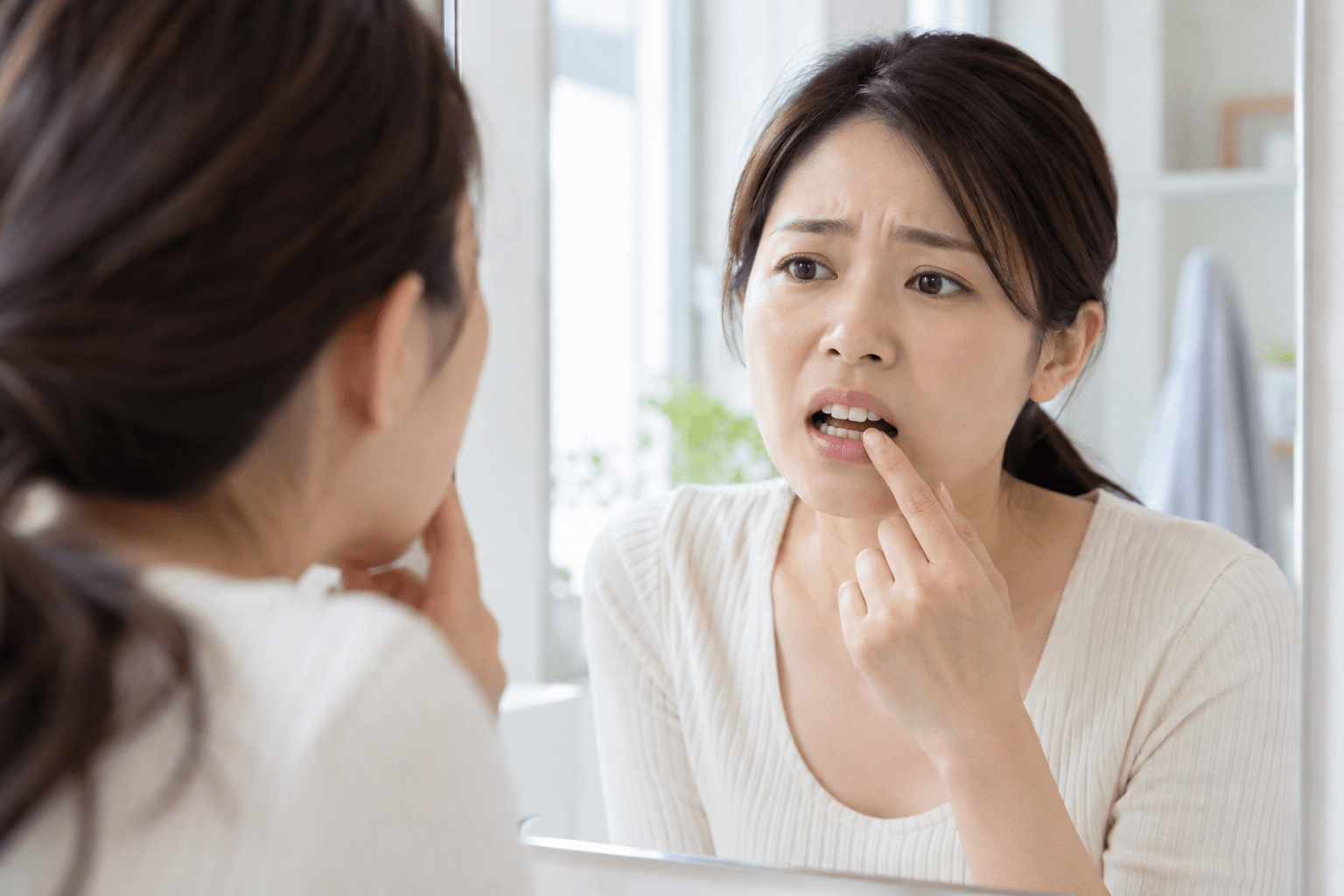 歯が欠けたときにやってはいけないことのイメージ